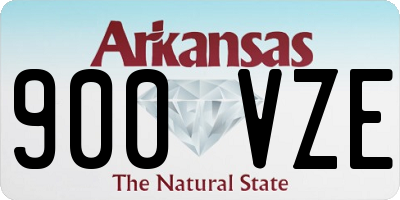 AR license plate 900VZE