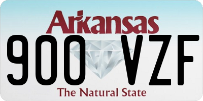 AR license plate 900VZF