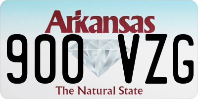 AR license plate 900VZG