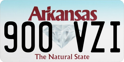 AR license plate 900VZI