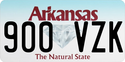AR license plate 900VZK