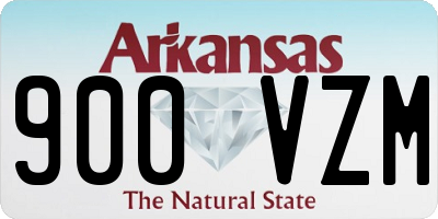 AR license plate 900VZM