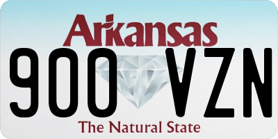 AR license plate 900VZN