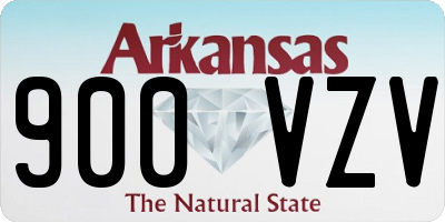 AR license plate 900VZV