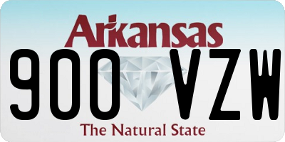 AR license plate 900VZW
