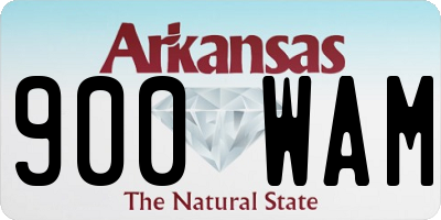 AR license plate 900WAM