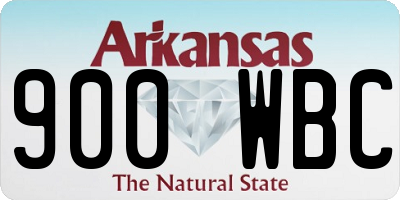 AR license plate 900WBC