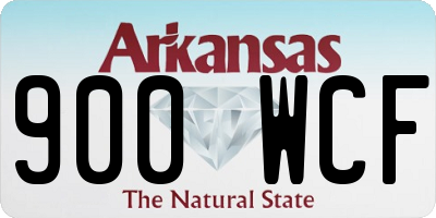 AR license plate 900WCF