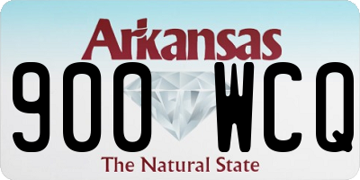 AR license plate 900WCQ