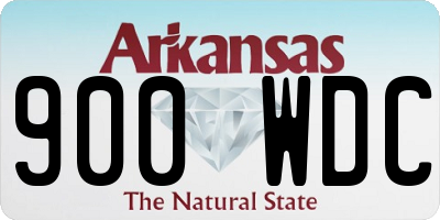 AR license plate 900WDC