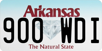 AR license plate 900WDI