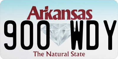 AR license plate 900WDY