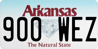 AR license plate 900WEZ