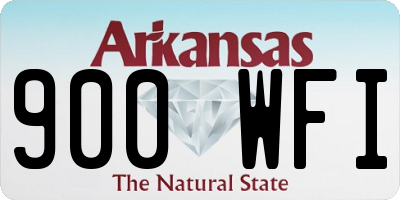 AR license plate 900WFI