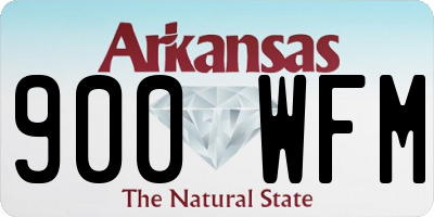 AR license plate 900WFM