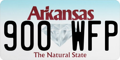 AR license plate 900WFP