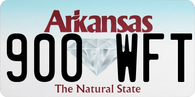 AR license plate 900WFT