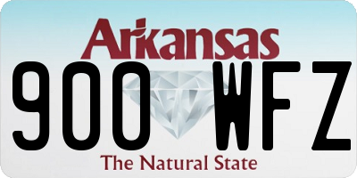 AR license plate 900WFZ