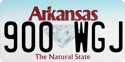 AR license plate 900WGJ