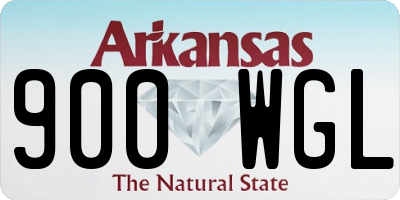 AR license plate 900WGL