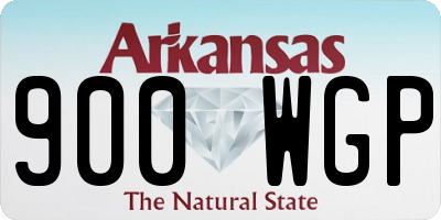 AR license plate 900WGP