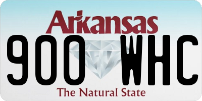 AR license plate 900WHC