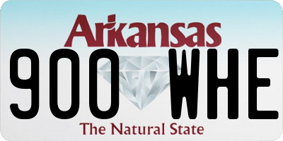 AR license plate 900WHE