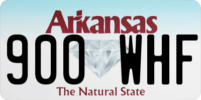 AR license plate 900WHF