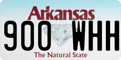 AR license plate 900WHH