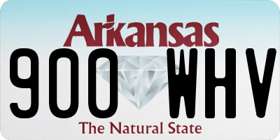 AR license plate 900WHV