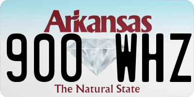 AR license plate 900WHZ