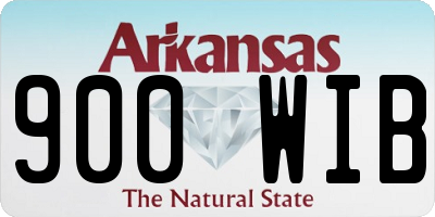 AR license plate 900WIB