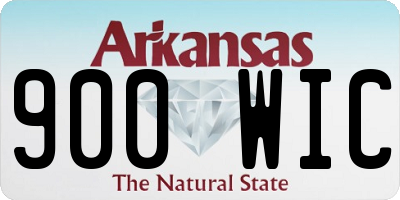 AR license plate 900WIC