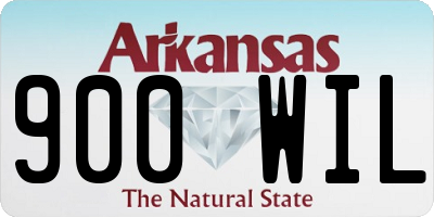 AR license plate 900WIL