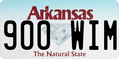 AR license plate 900WIM