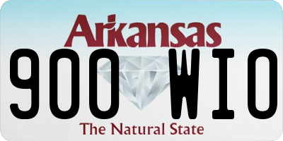 AR license plate 900WIO