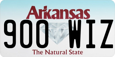 AR license plate 900WIZ