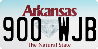 AR license plate 900WJB