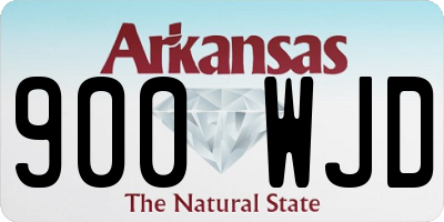 AR license plate 900WJD