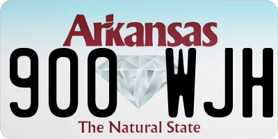 AR license plate 900WJH