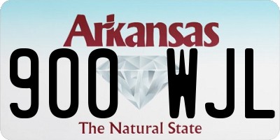 AR license plate 900WJL