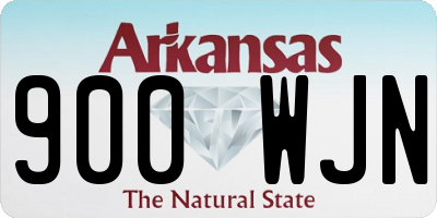 AR license plate 900WJN