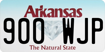 AR license plate 900WJP