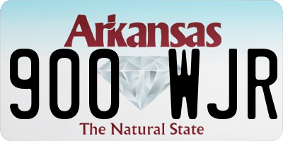 AR license plate 900WJR