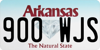 AR license plate 900WJS