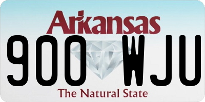 AR license plate 900WJU