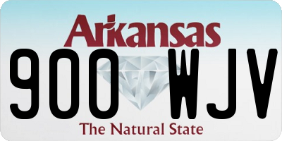 AR license plate 900WJV