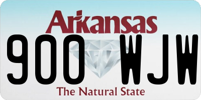 AR license plate 900WJW