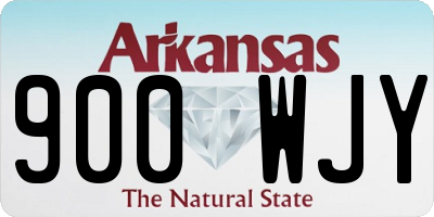 AR license plate 900WJY