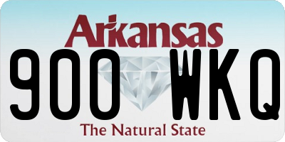 AR license plate 900WKQ